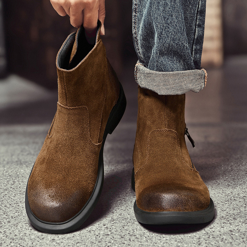 Vintage Cow Suede Mens Chelsea - đánh giá và giá Vintage Outdoor Fashion