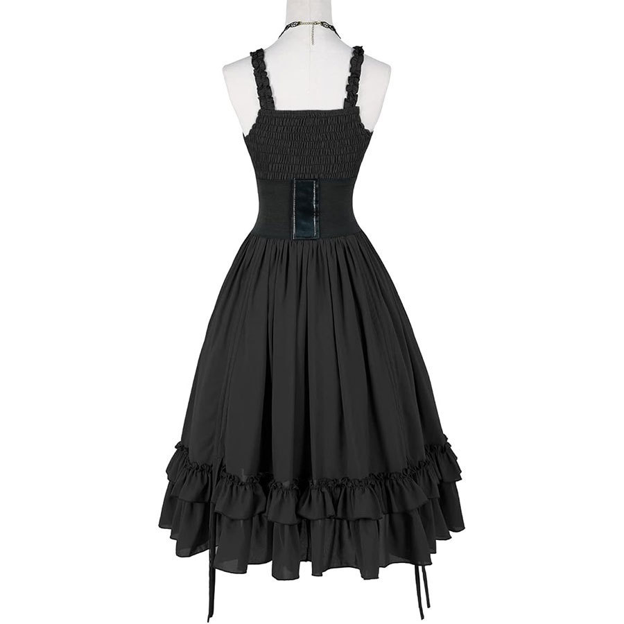 Women Gothic Dress Corset Slip - đánh giá và giá Vintage Fashion Dresses